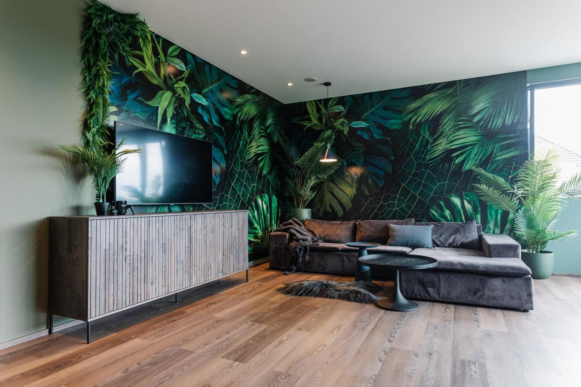 Exklusive Design Appartement Palm Paradise Neubau Pfungstadt Bagian luar foto