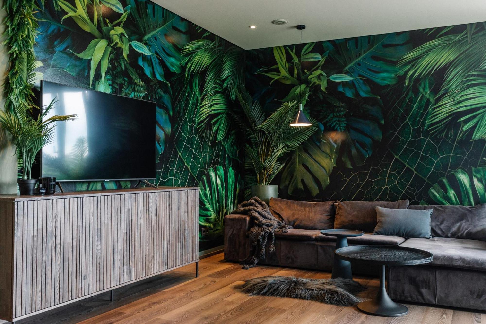 Exklusive Design Appartement Palm Paradise Neubau Pfungstadt Bagian luar foto
